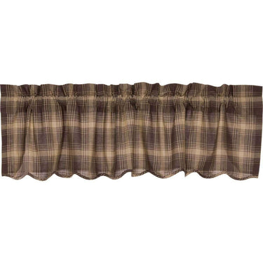 Dawson Star Scalloped Valance Curtain 16x60 - The Fox Decor